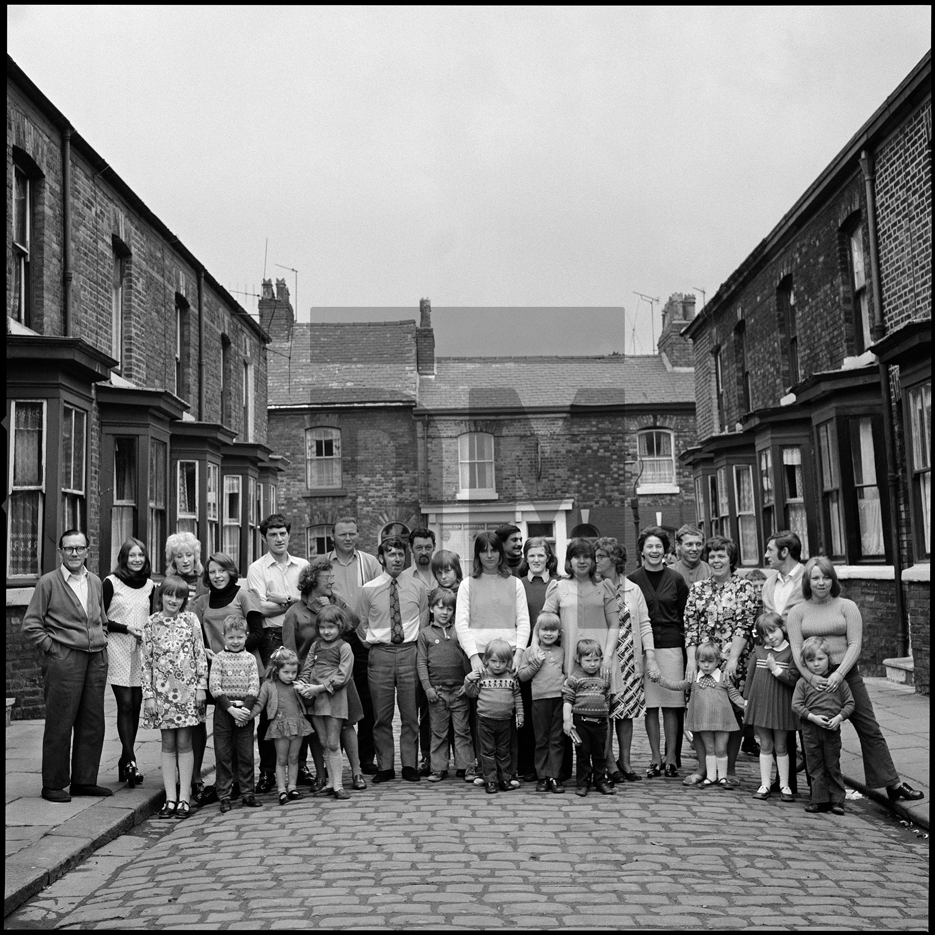 Residents of June Street, Salford. 1973 by Daniel Meadows