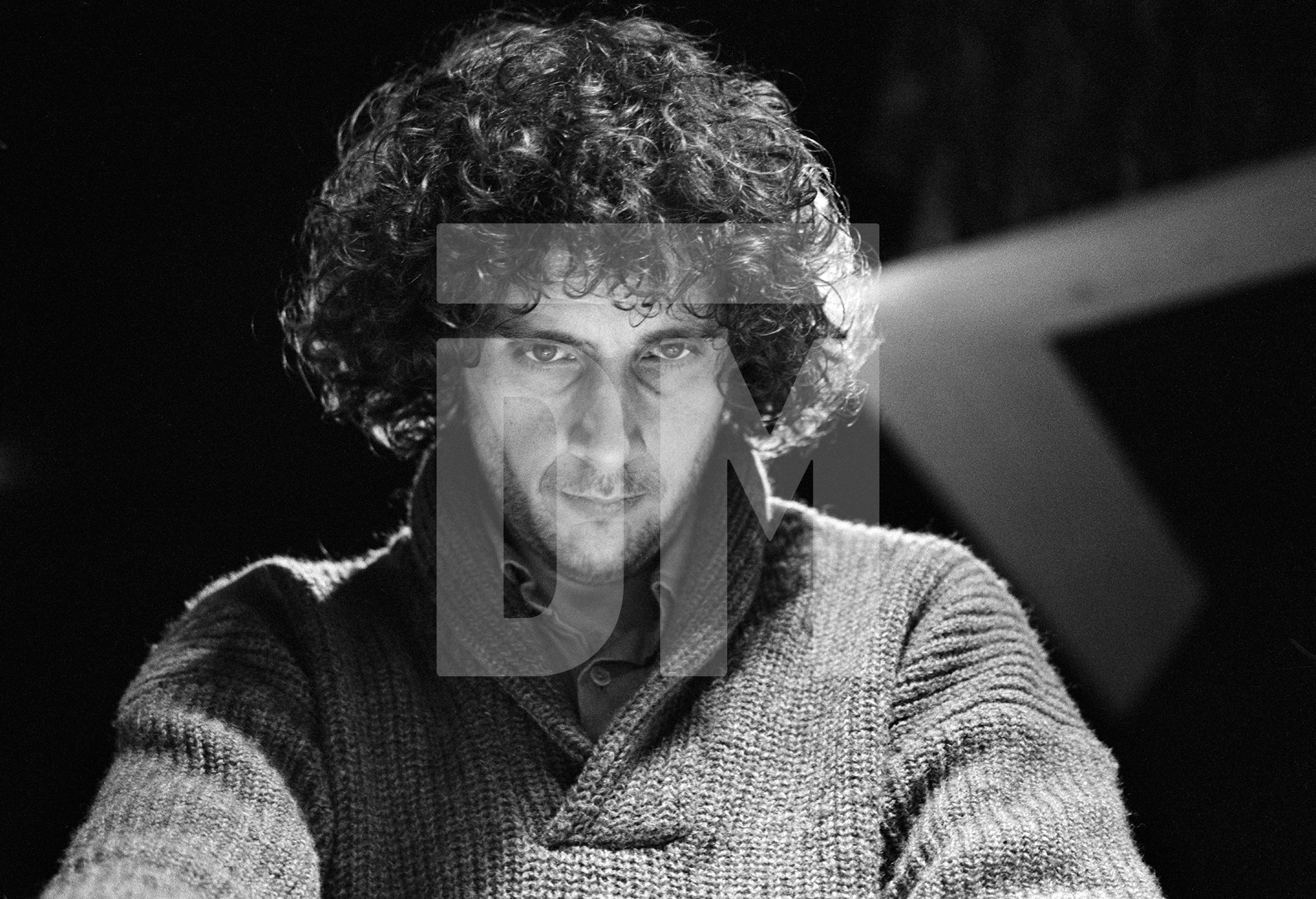 Martin Hannett, Factory producer at Pennine Sound Studio, Oldham. January 1980 by Daniel Meadows