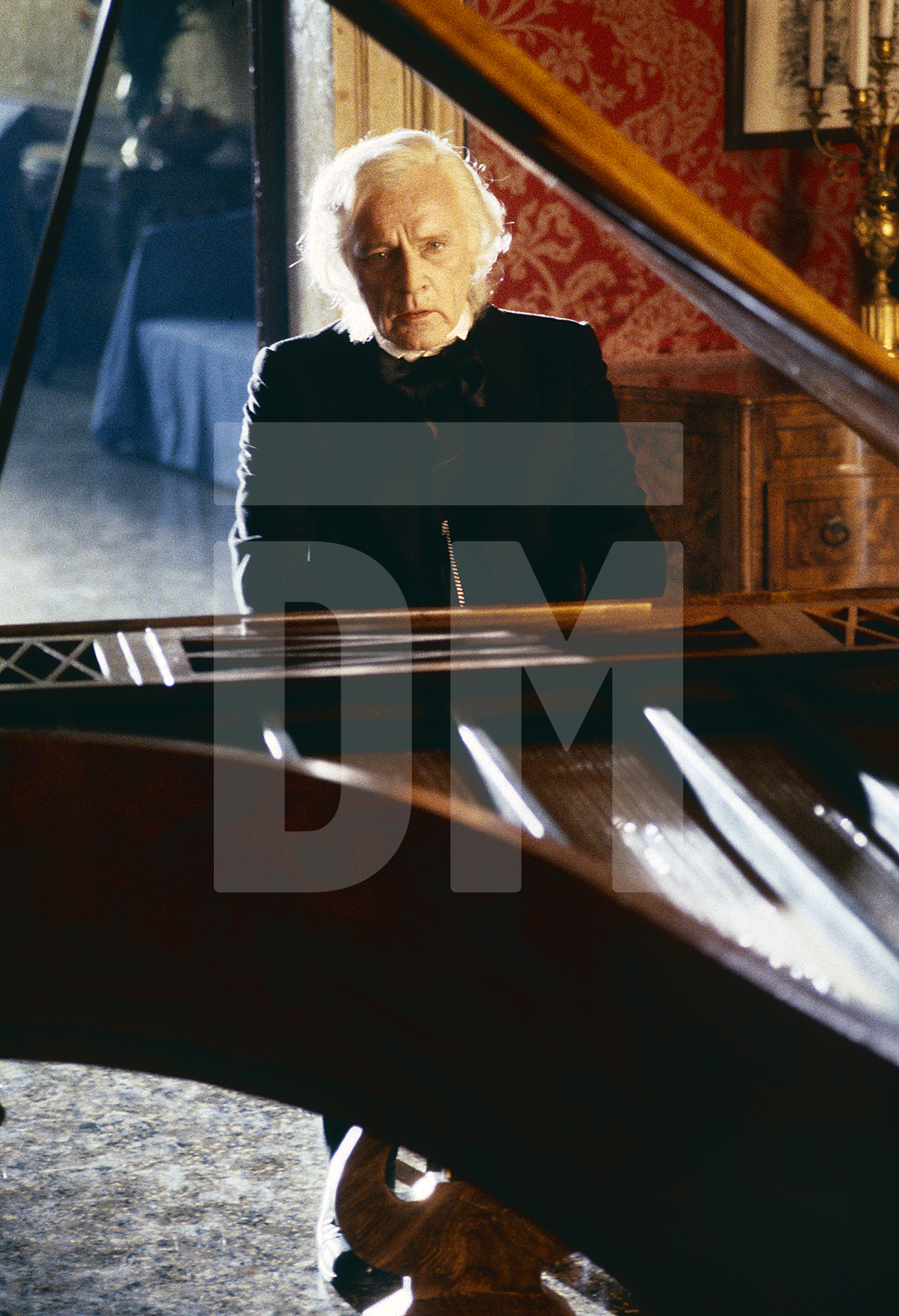 Richard Burton [Richard Wagner] on the set of 'Wagner'. Vienna, 1982 by Daniel Meadows