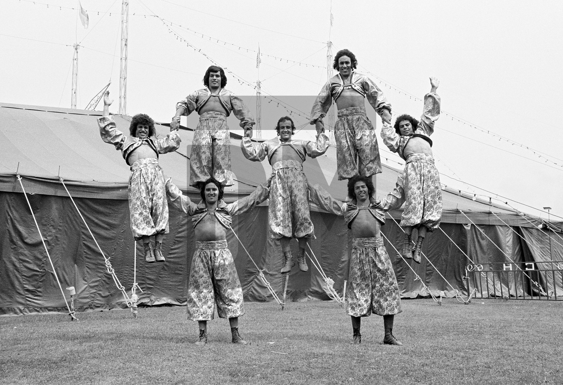 Tanger Troupe, Circus Hoffman, Plymouth. August 1974 by Daniel Meadows