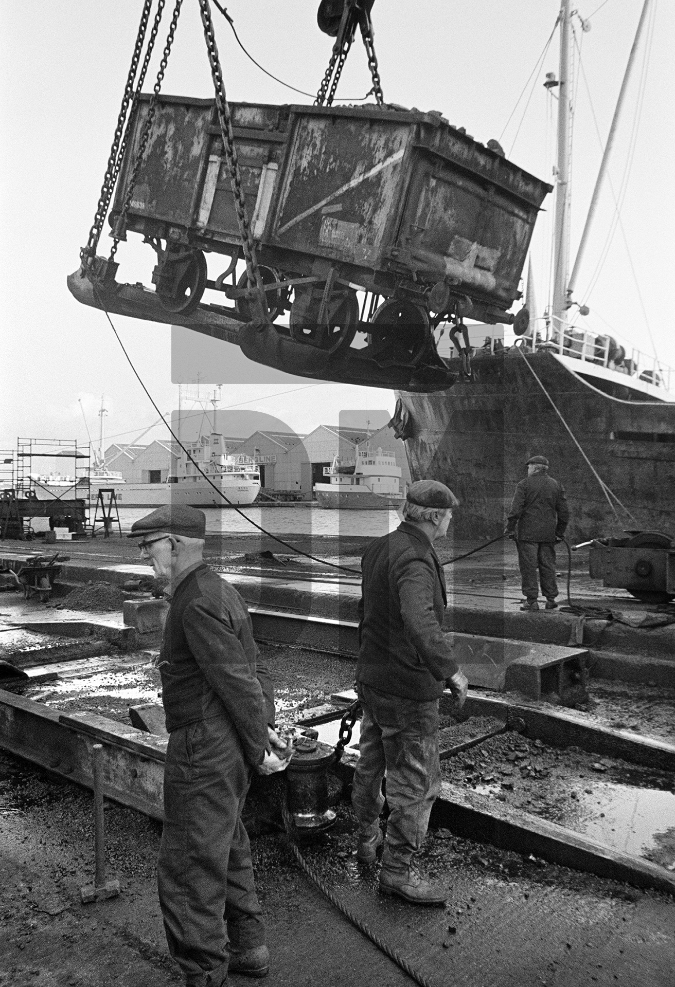 Coal Dock, Goole. September 1973 by Daniel Meadows