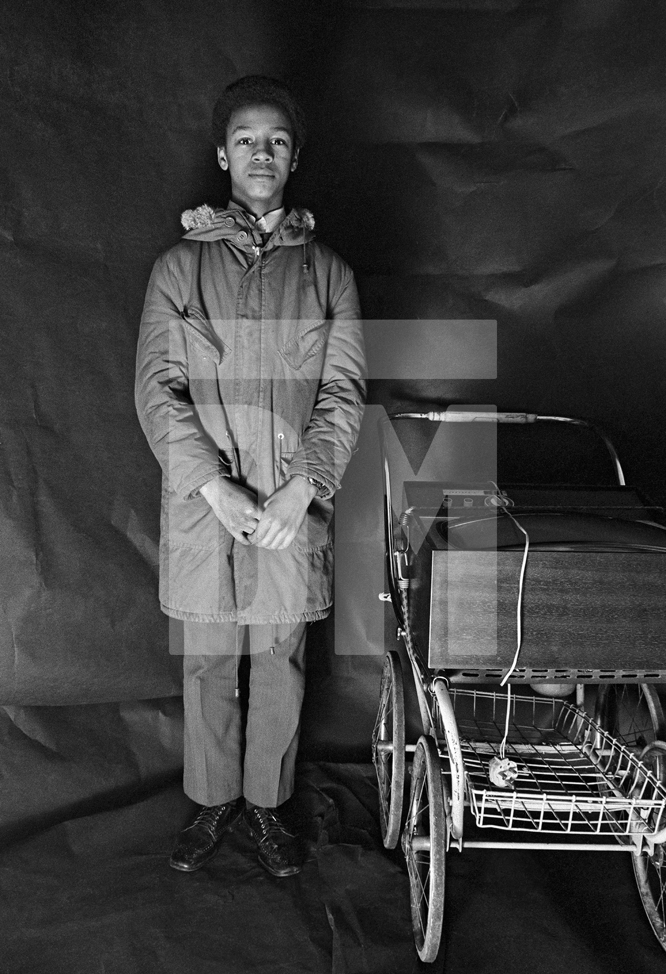 Portrait from The Shop on Greame Street, Moss Side, Manchester. February-April 1972 by Daniel Meadows