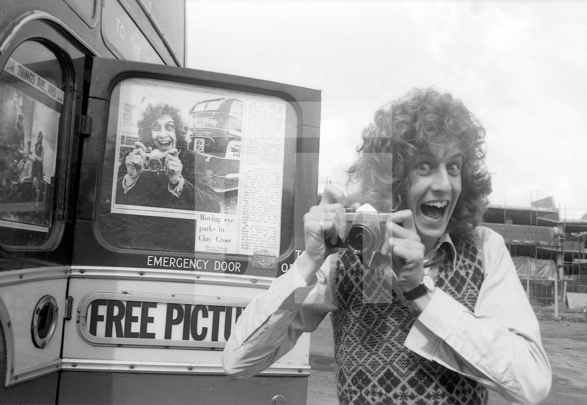 Portrait of Daniel Meadows by Paddy Summerfield. Oxford, May 1974 by Daniel Meadows