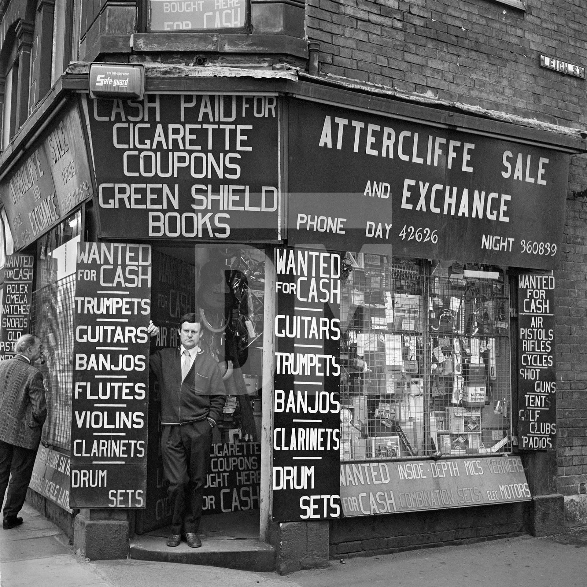 Attercliffe Sale and Exchange, Attercliffe Common, Sheffield, Yorkshire. October 1973 by Daniel Meadows