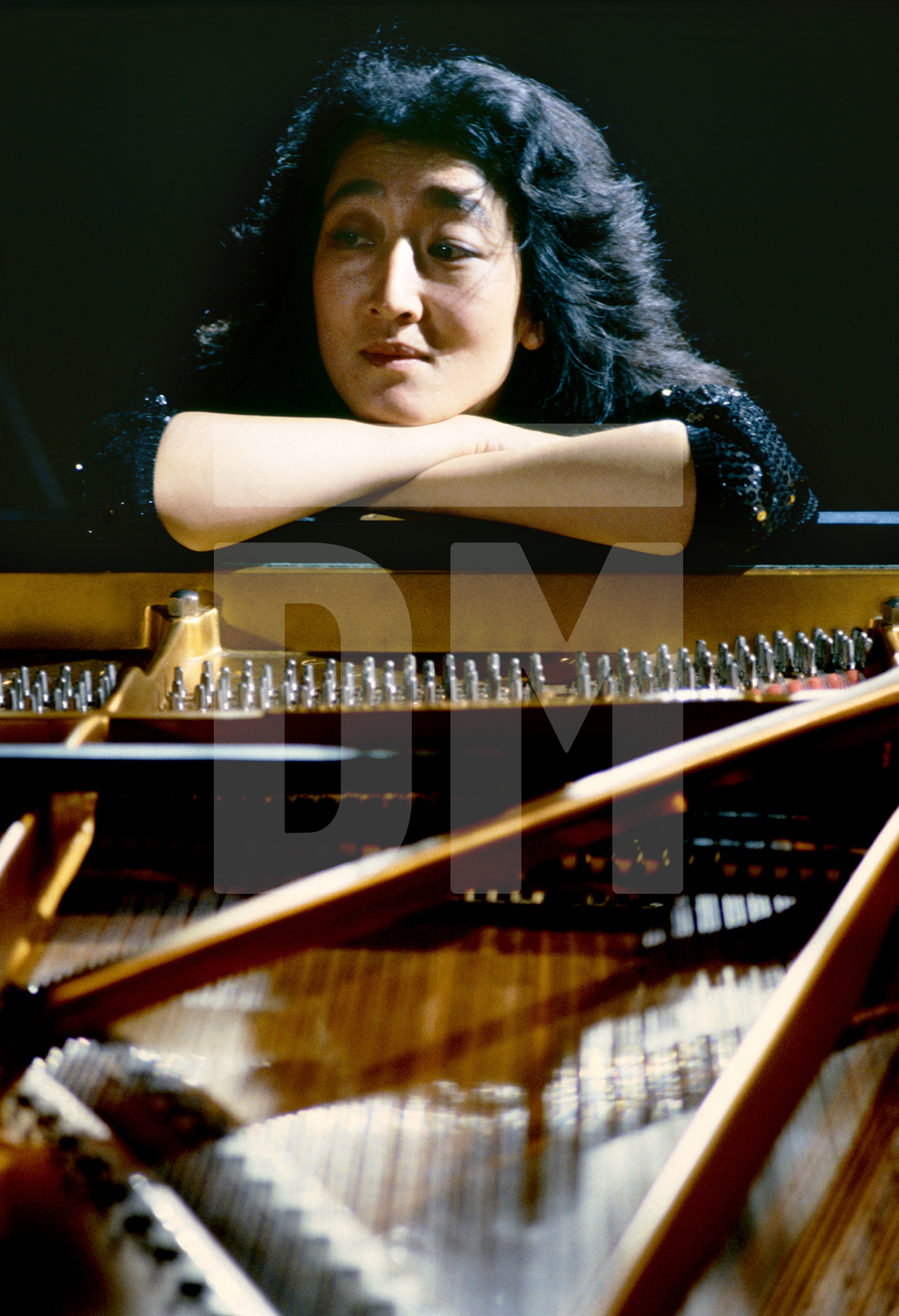 Mitsuko Uchida. London. September 1986 by Daniel Meadows