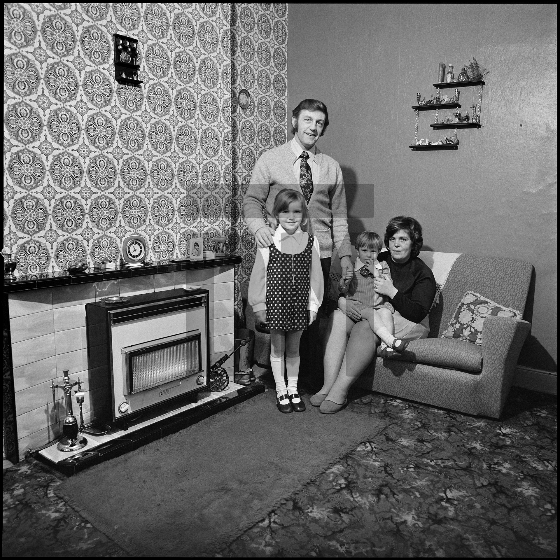 Residents of June Street, Salford. 1973 by Daniel Meadows