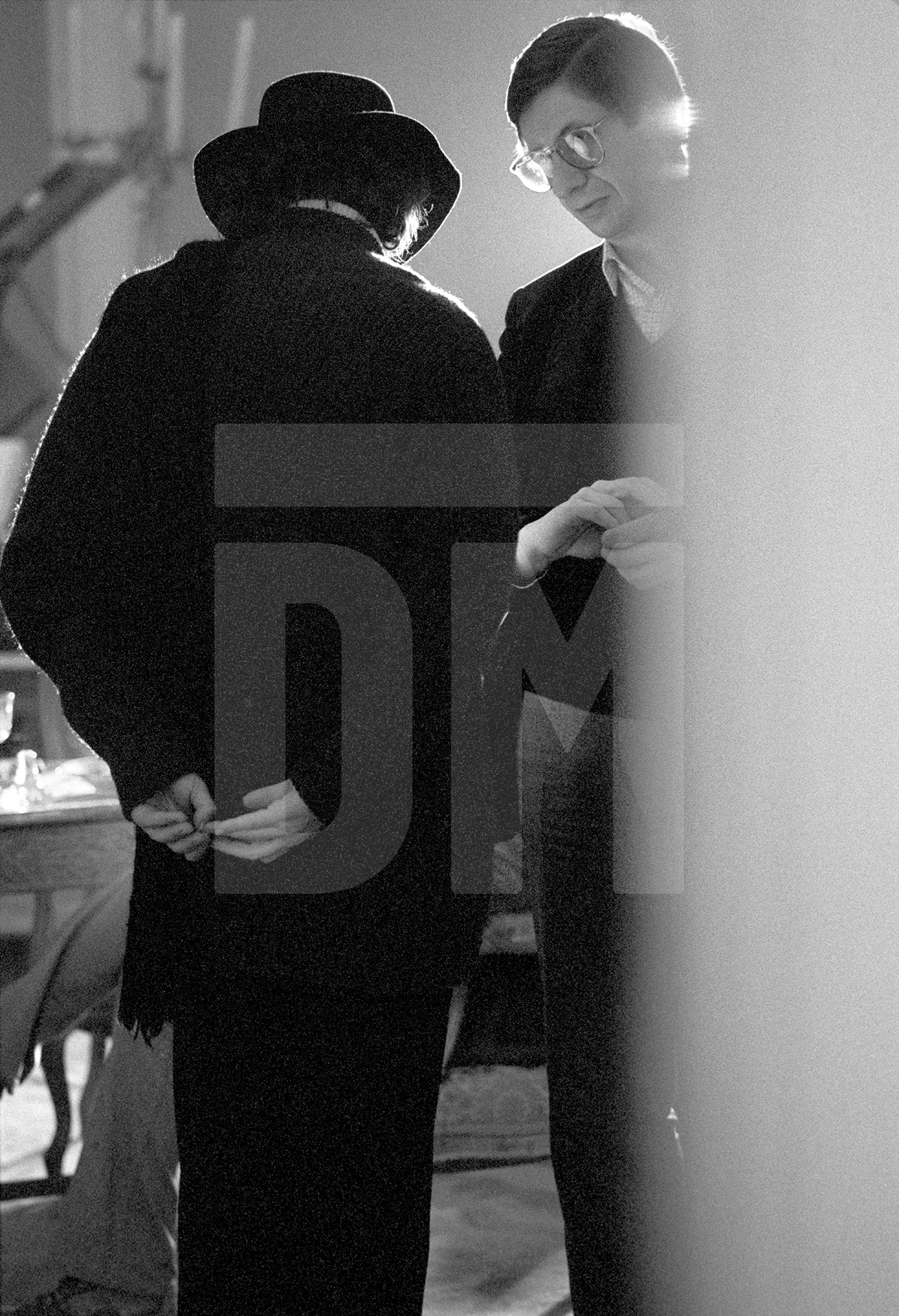 Vittorio Storaro [director of photography] and Tony Palmer [director] on the set of 'Wagner'. Vienna 1982 by Daniel Meadows