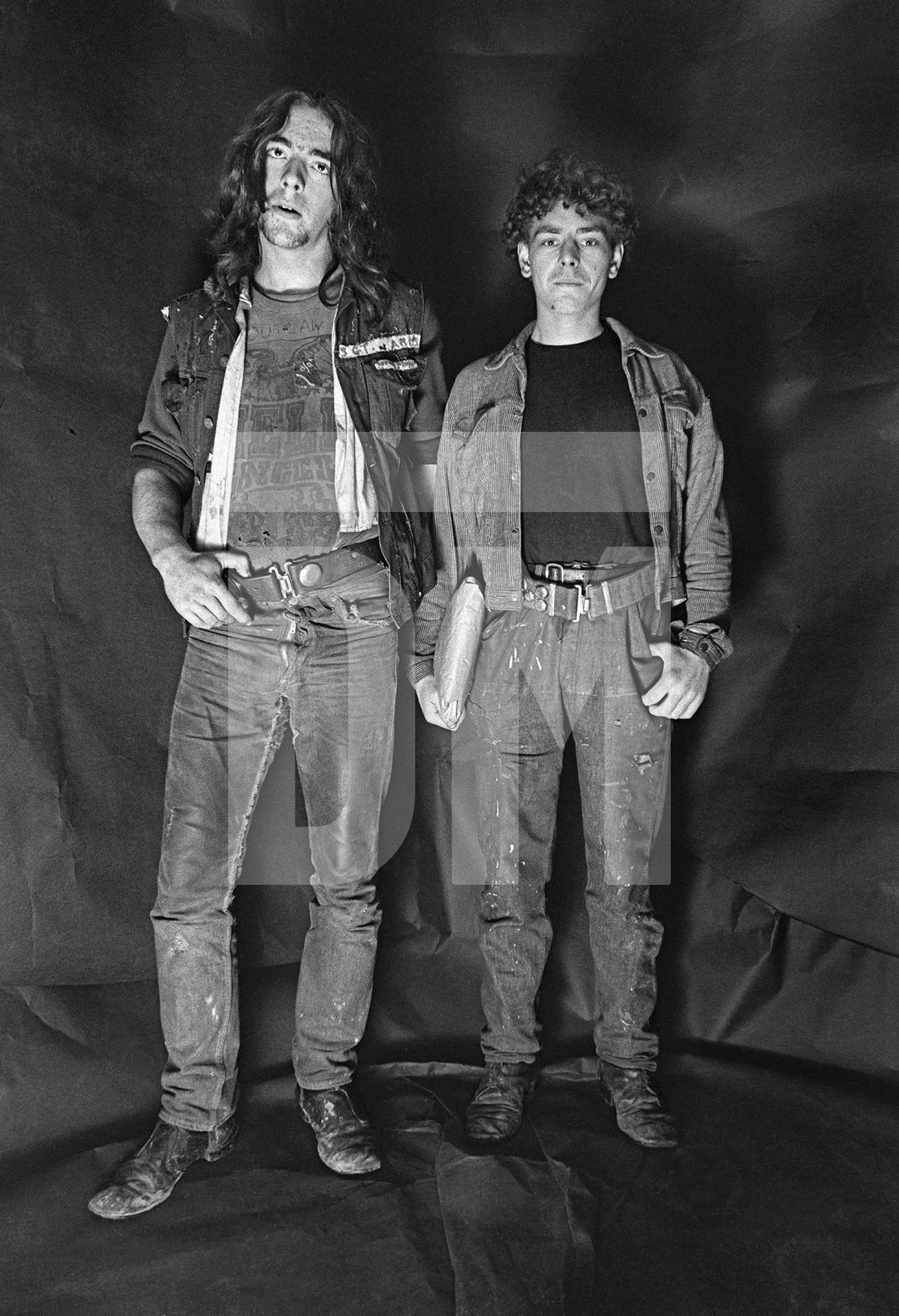 Hell’s Angels. Portrait from The Shop on Greame Street, Moss Side, Manchester. February-April 1972 by Daniel Meadows