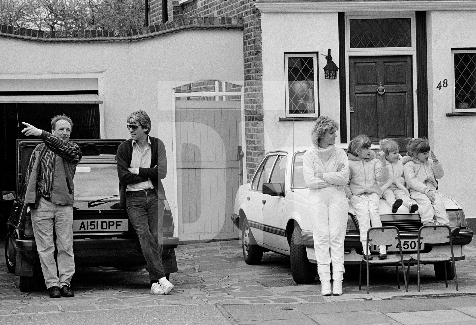 Watching May Queens, Hayes, Kent. May 1986 by Daniel Meadows