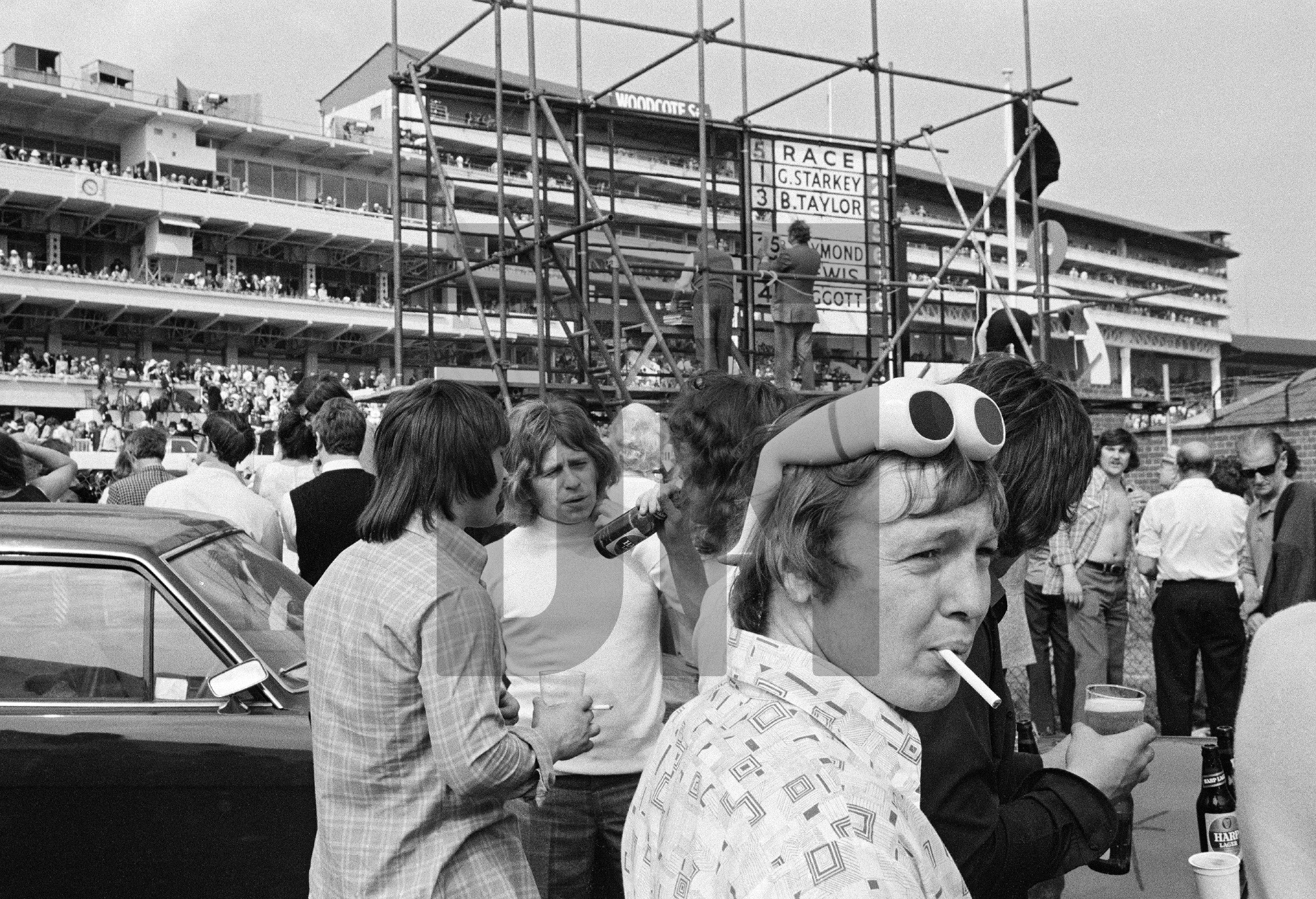 The Derby, Epsom, Surrey. June 1974 by Daniel Meadows