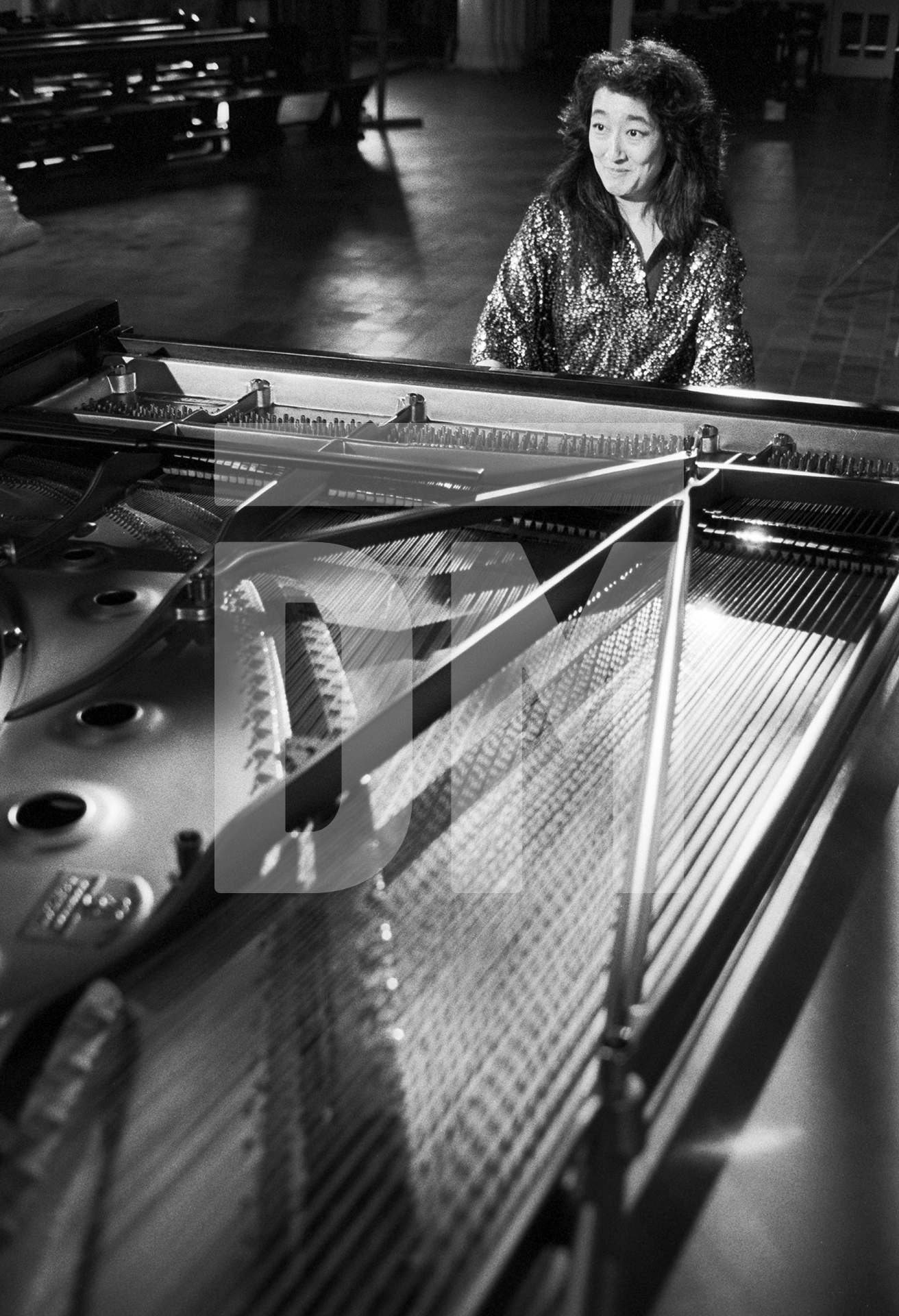 Mitsuko Uchida. London. September 1986 by Daniel Meadows