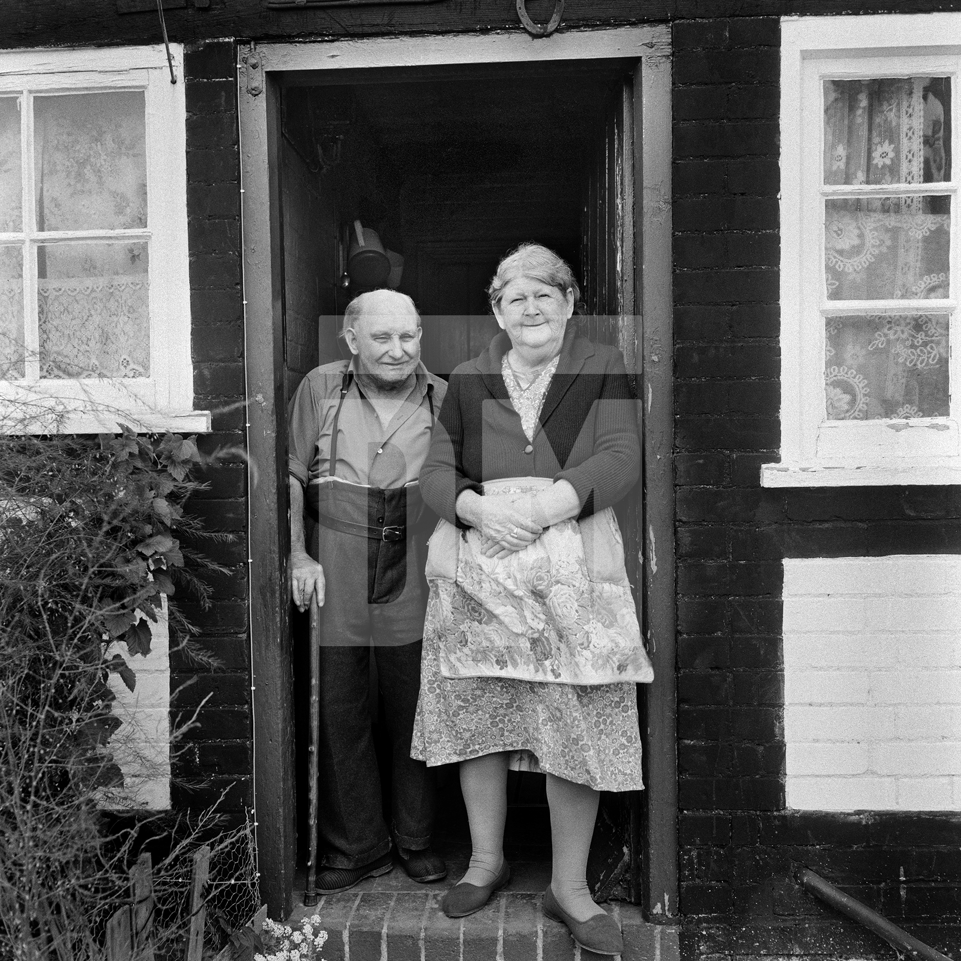 Mr. and Mrs. Parker, Great Washbourne, Gloucestershire. July 1974 by Daniel Meadows
