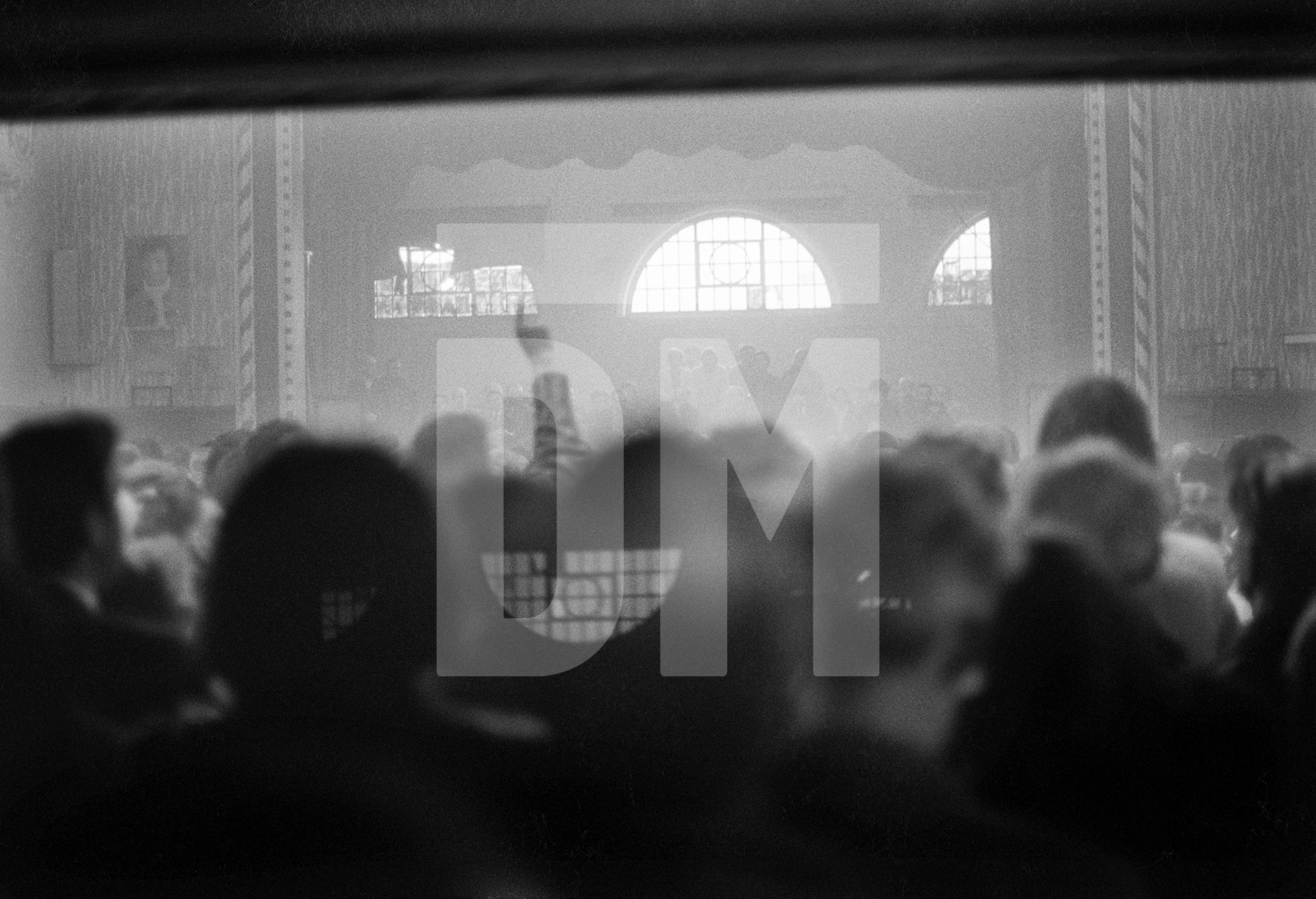 Inside a strike meeting,Barrow-in-Furness, Cumbria. November 1974 by Daniel Meadows