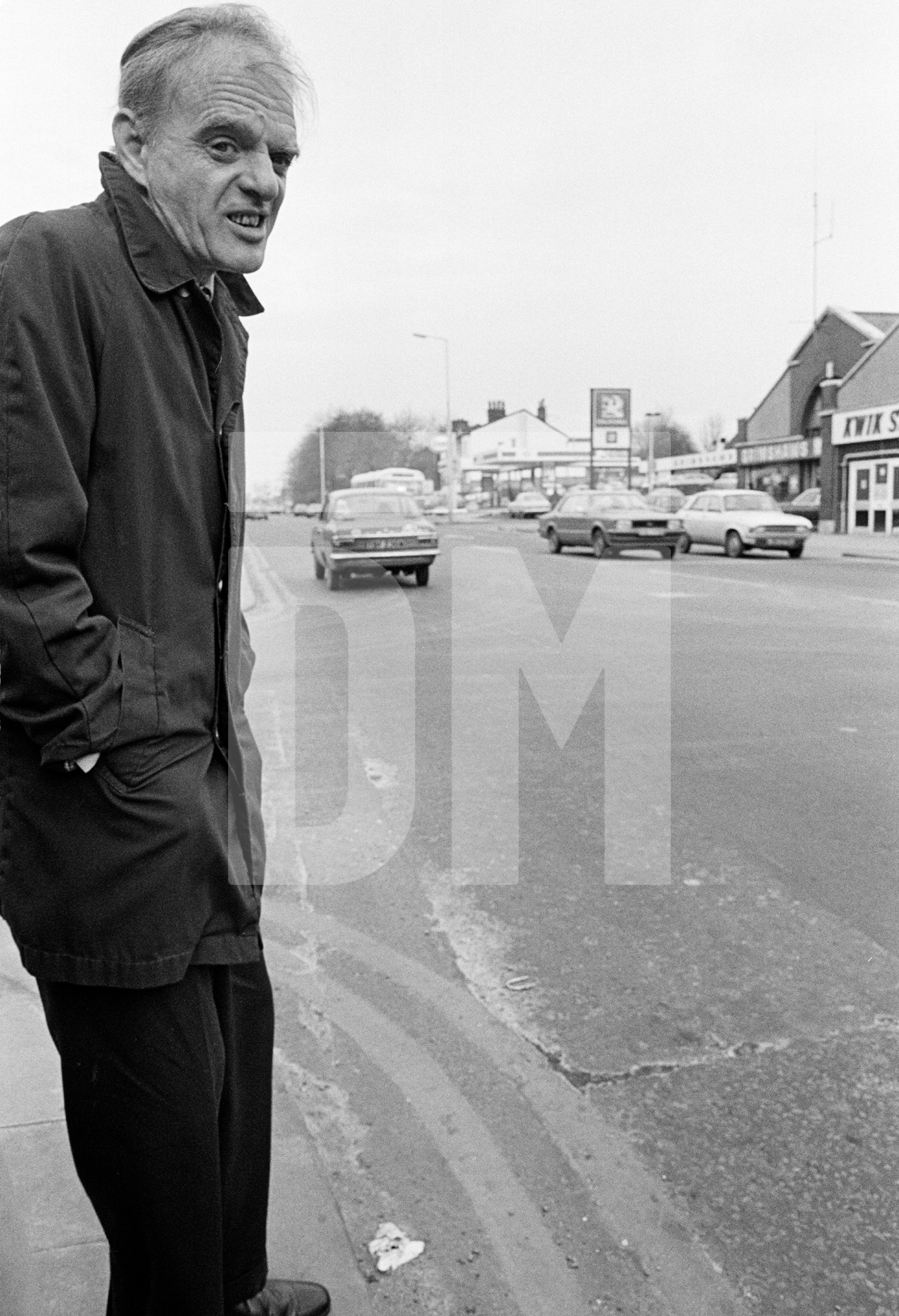 George Quann, aged 52 a former labourer who was admitted in 1952 thinks he is a toy soldier and complains about the weight of his metal limbs. He doesn’t like being outside. February 1978 by Daniel Meadows