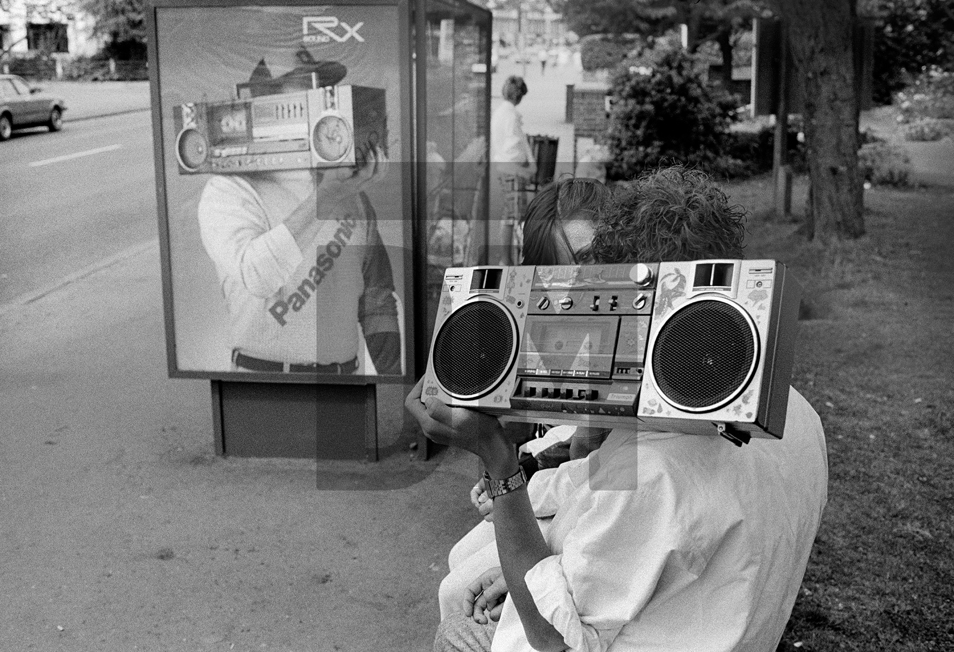 Ghetto blaster, Bromley. July 1985 by Daniel Meadows
