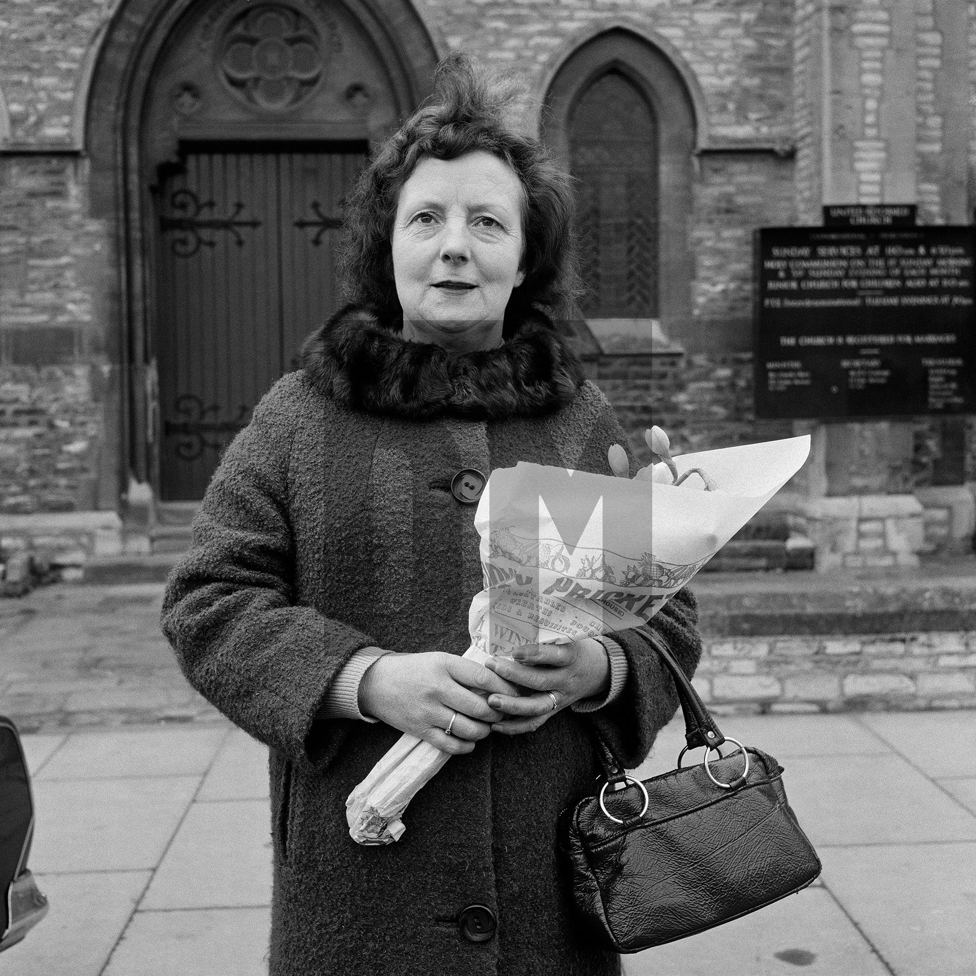 Mrs. Byford, Stratford-on-Avon. March 1974 by Daniel Meadows