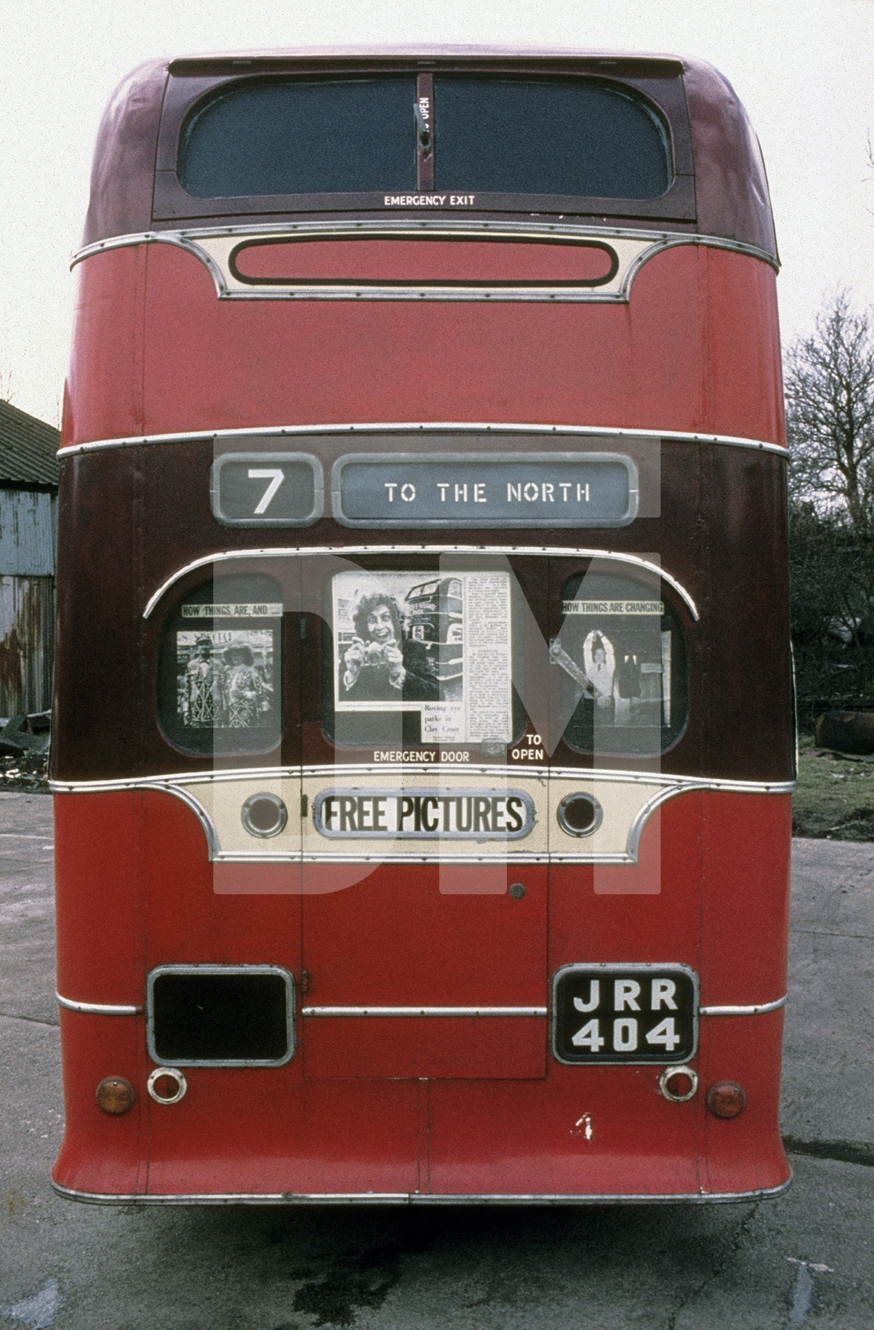 Free Photographic Omnibus, rear. 1974 by Daniel Meadows