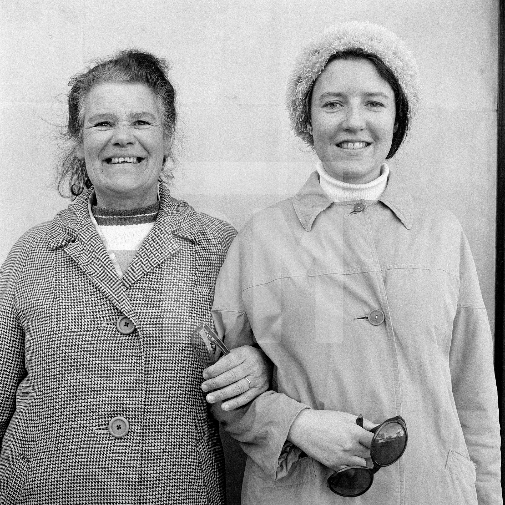 Mother and daughter, May and Melody 'Molly' Gower, Southampton. May 1974 by Daniel Meadows