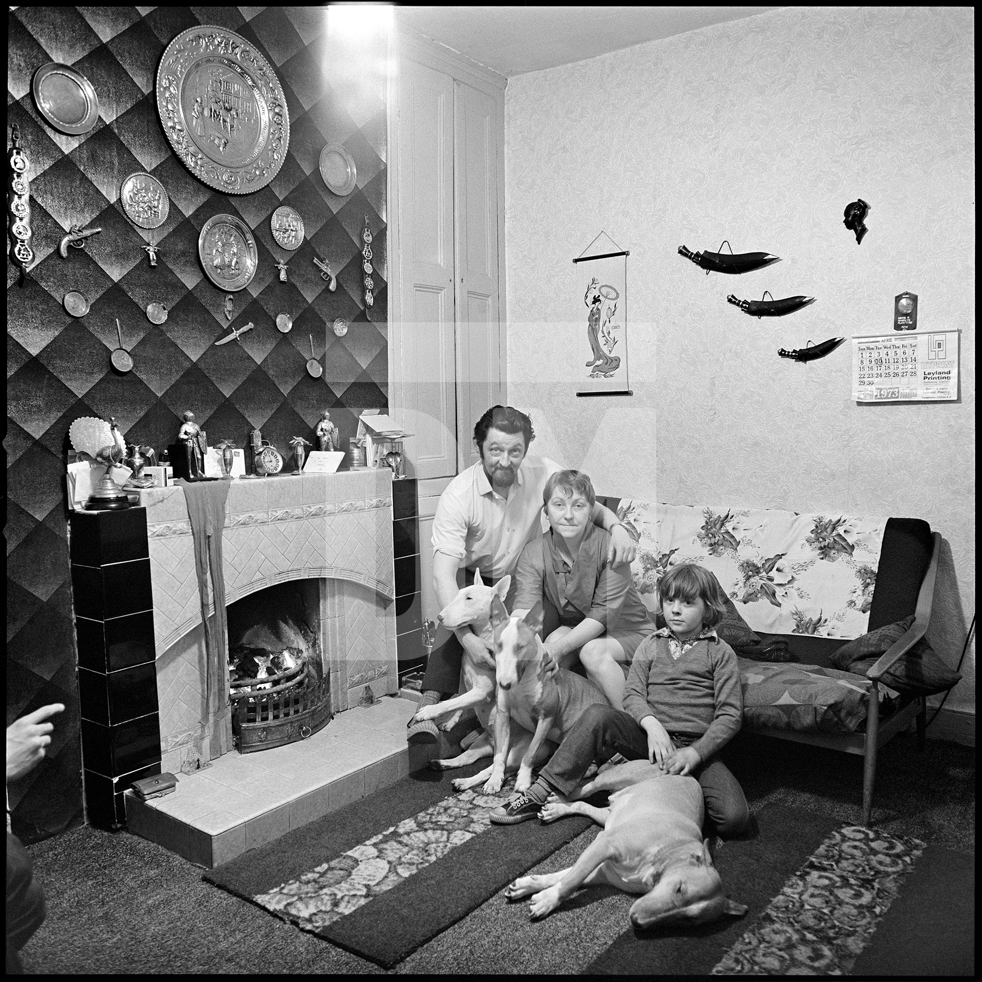 Residents of June Street, Salford. 1973 by Daniel Meadows
