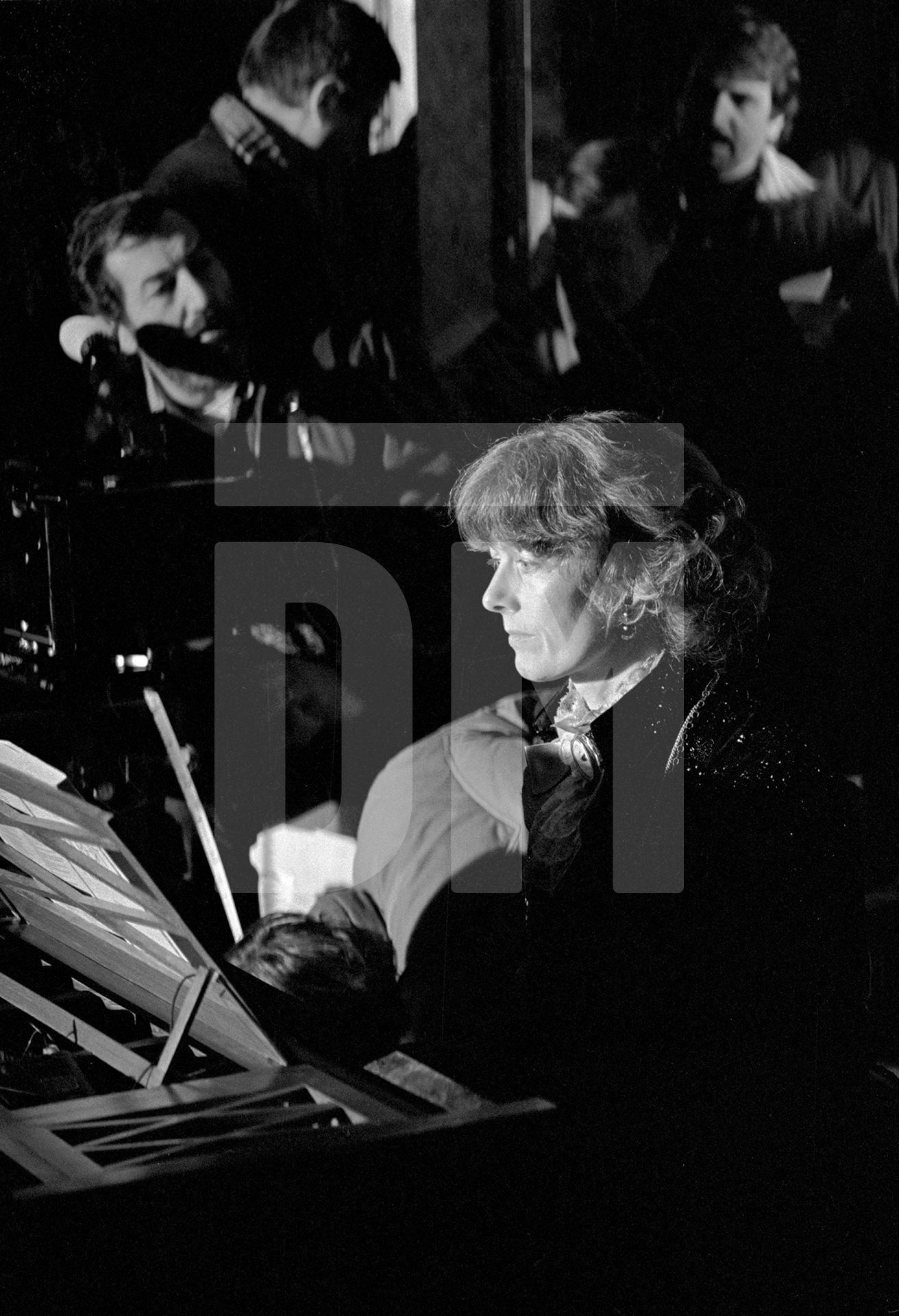 Vanessa Redgrave [Cosima] on the set of 'Wagner'. Venice 1982 by Daniel Meadows
