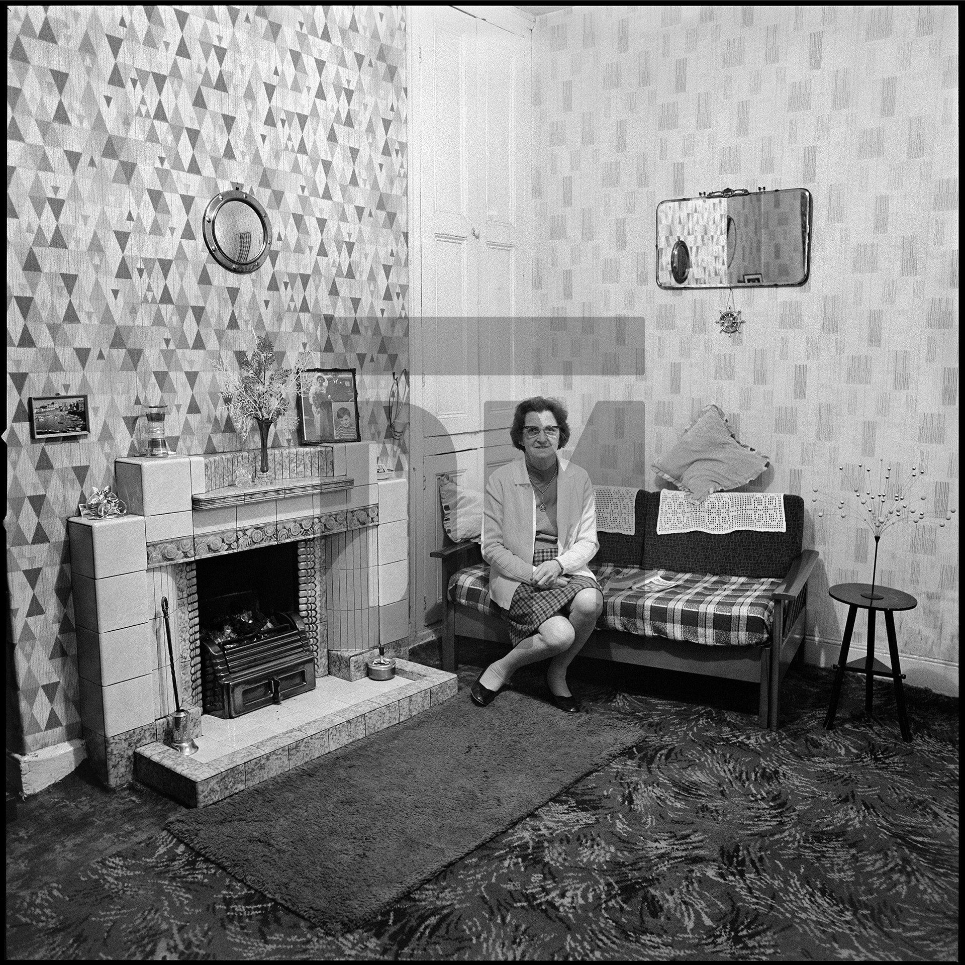 Resident of June Street, Salford. 1973 by Daniel Meadows