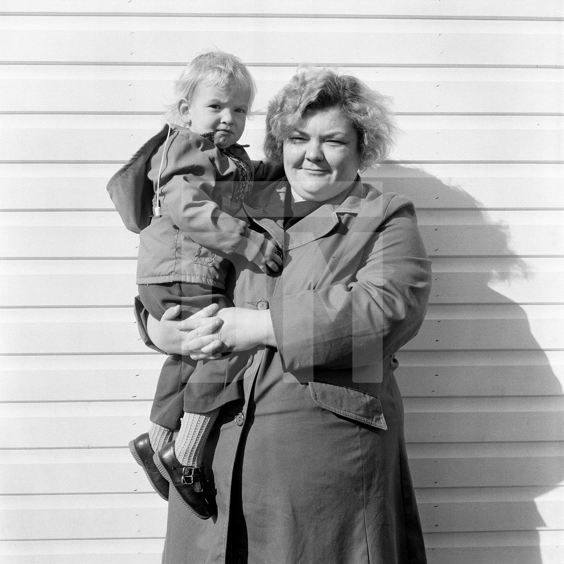 Mother and son, Mary and David Ingram, Hartlepool, Cleveland. September 1974 by Daniel Meadows