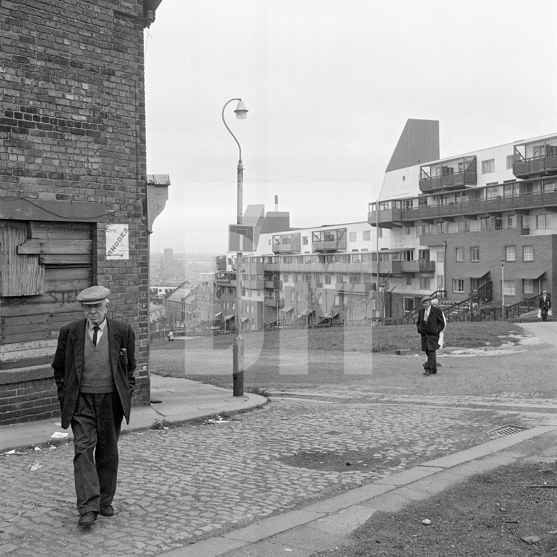 Byker Wall, Newcastle upon Tyne. September 1974 by Daniel Meadows