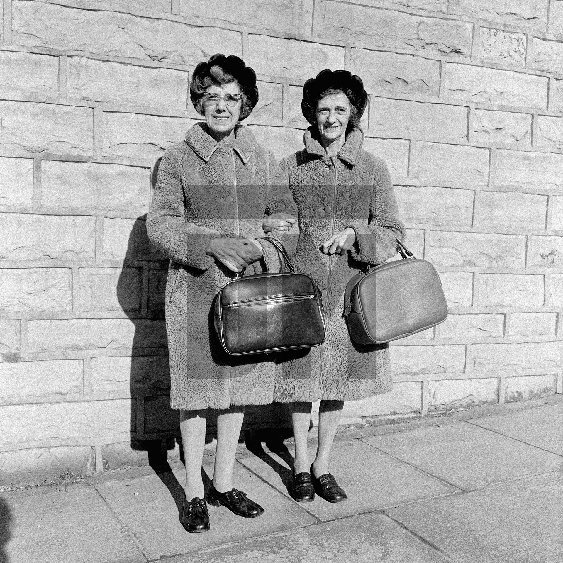 Two women, Nelson, Lancashire. October 1975 by Daniel Meadows