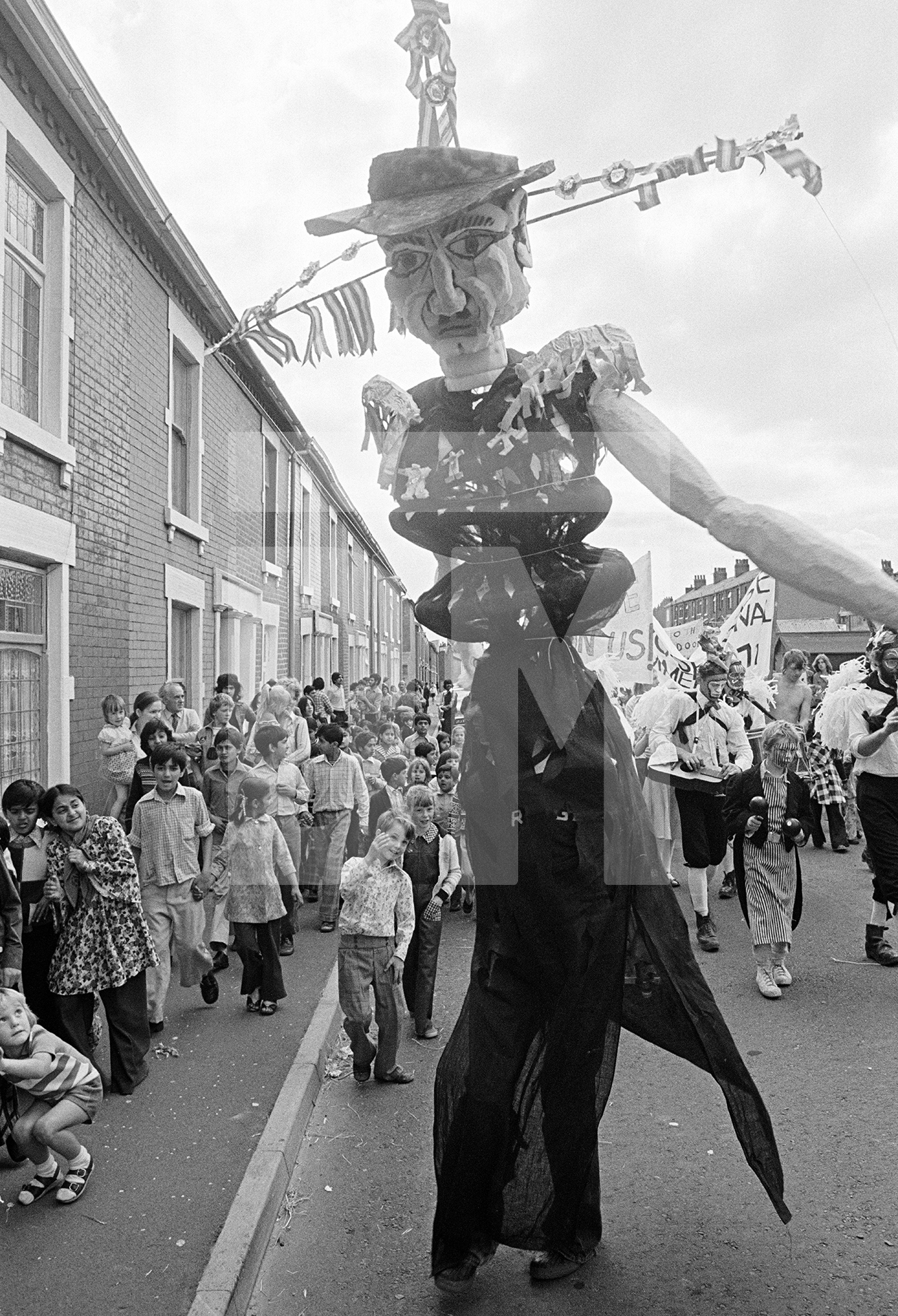 Brookhouse Summer Festival, Blackburn, Lancashire. August 1977 by Daniel Meadows