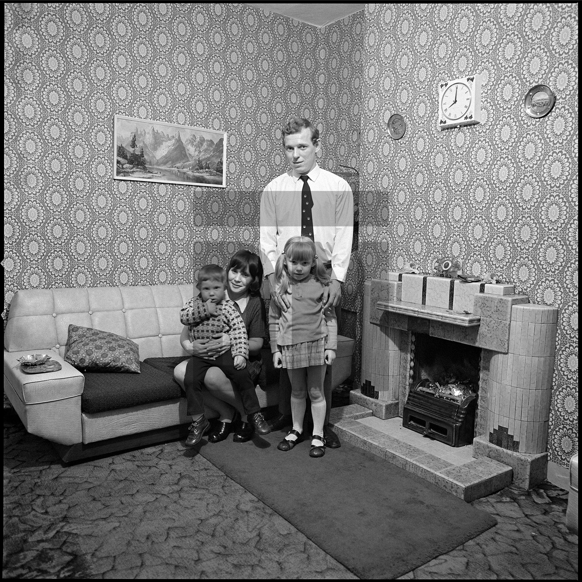 Residents of June Street, Salford. 1973 by Daniel Meadows