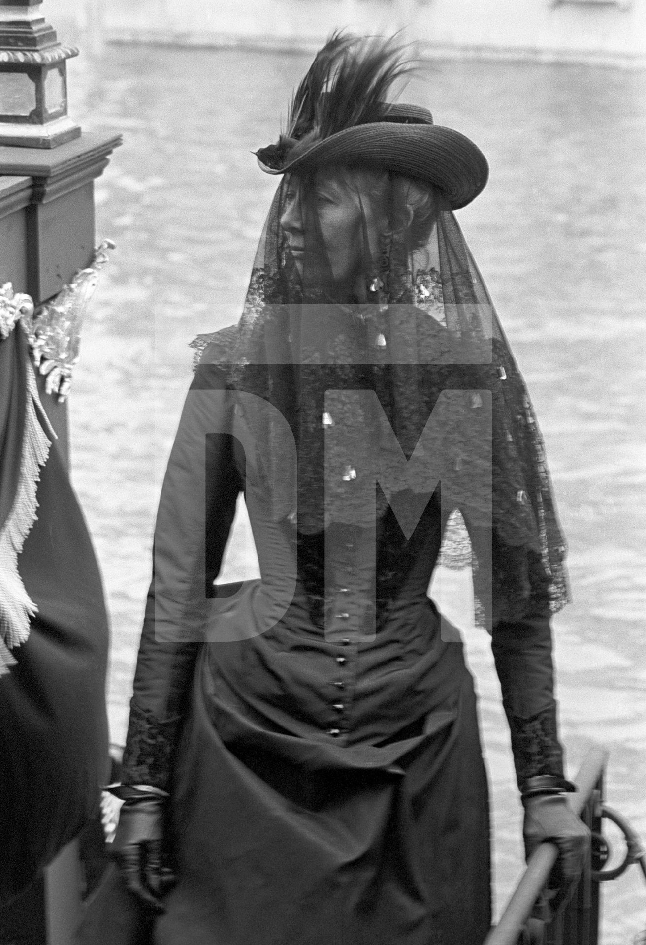 Vanessa Redgrave [Cosima] on the set of 'Wagner'. Venice 1982 by Daniel Meadows
