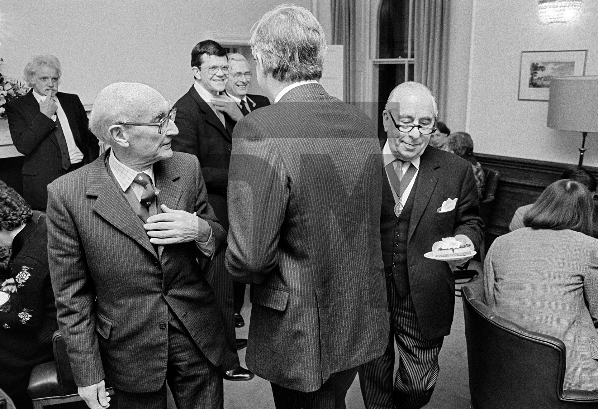 Reception for the new mayor, Civic Centre, Bromley. April 1985 by Daniel Meadows