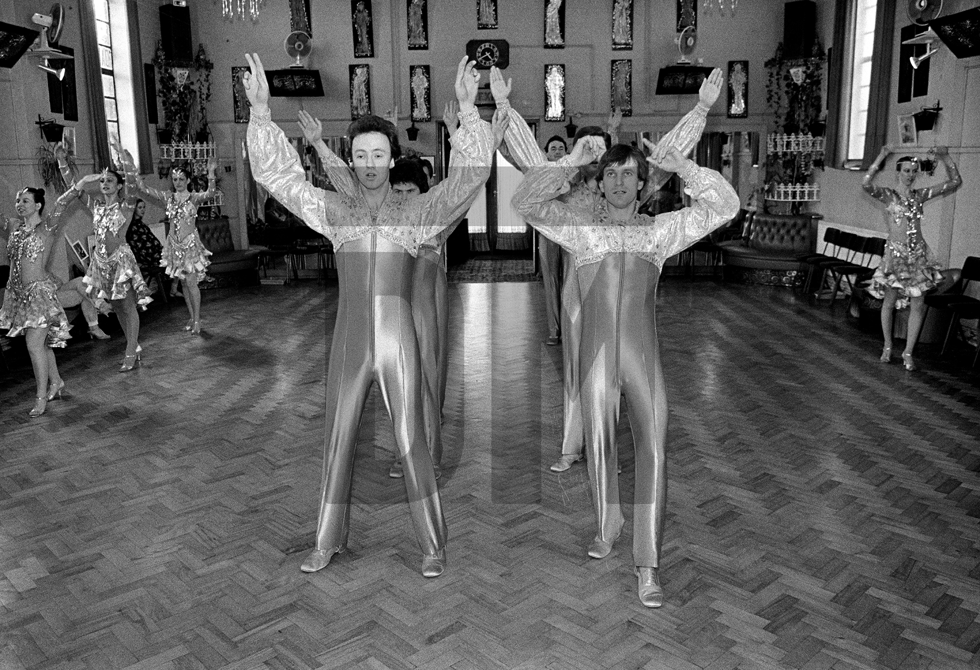 Bickley School of Dancing, Bickley. April 1985 by Daniel Meadows