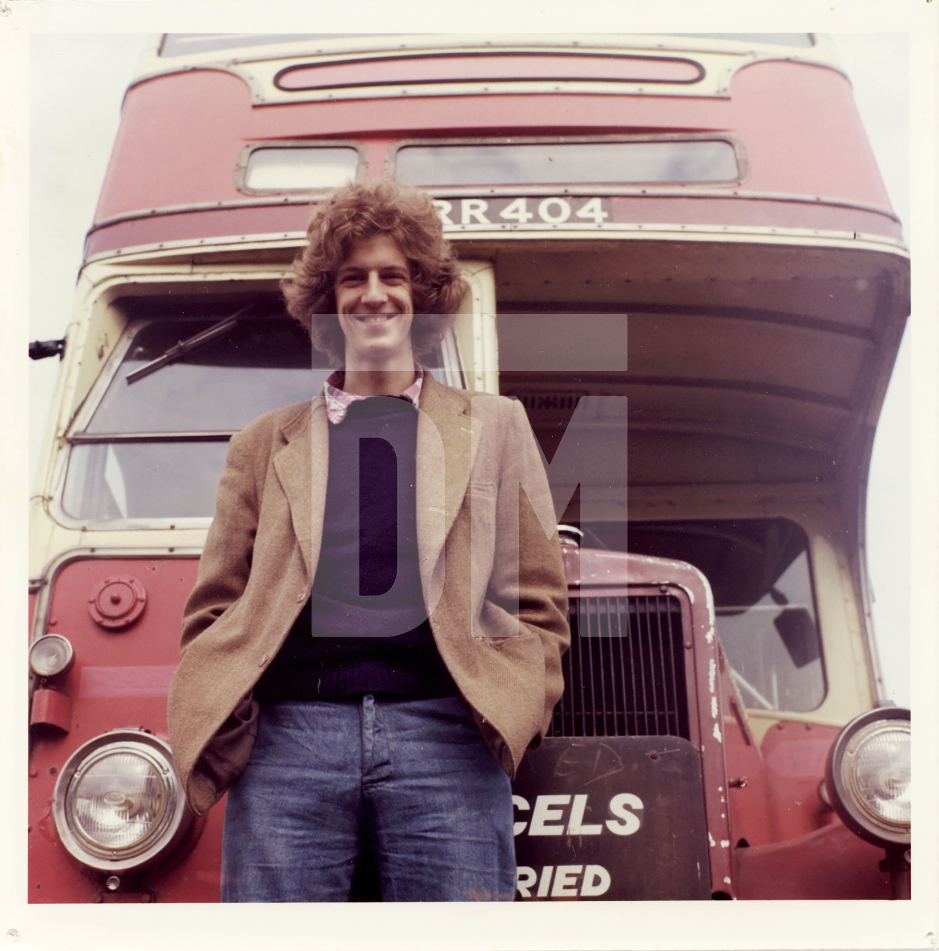Picture by Peter Broughton shows Daniel Meadows in Barton Transport’s yard at Chilwell, Nottingham, on the day he purchased JRR 404. July 1973 by Daniel Meadows
