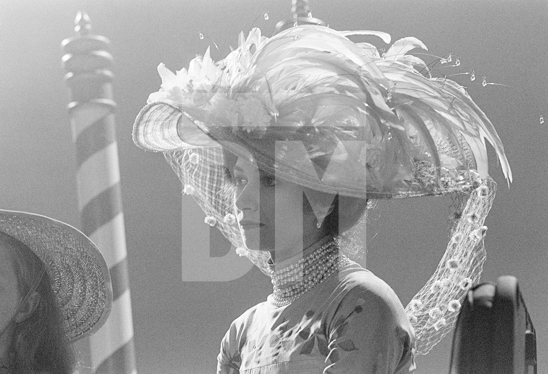 Deanne Bergsma as Tadzio’s Mother, the ‘Lady of the Pearls’. Elstree Studios, 5 June 1981 by Daniel Meadows