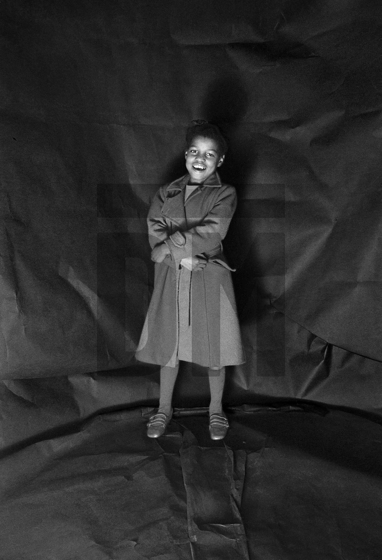 Antoinette Rowbotham. Portrait from The Shop on Greame Street, Moss Side, Manchester. February-April 1972 by Daniel Meadows