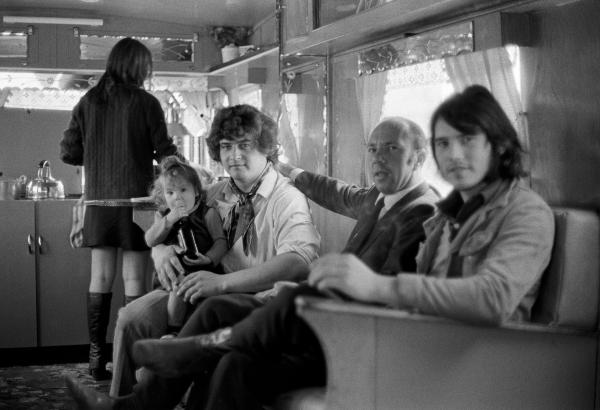 Gypsy and Traveller Site, Stockport. 1971