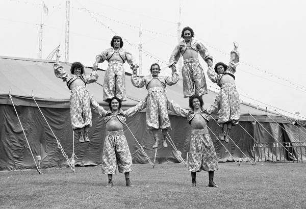 Tanger Troupe, Circus Hoffman, Plymouth. August 1974
