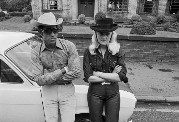 Spectators at the Caribbean Carnival, Alexandra Road, Moss Side, Manchester. Whitsun Bank Holiday, 1972