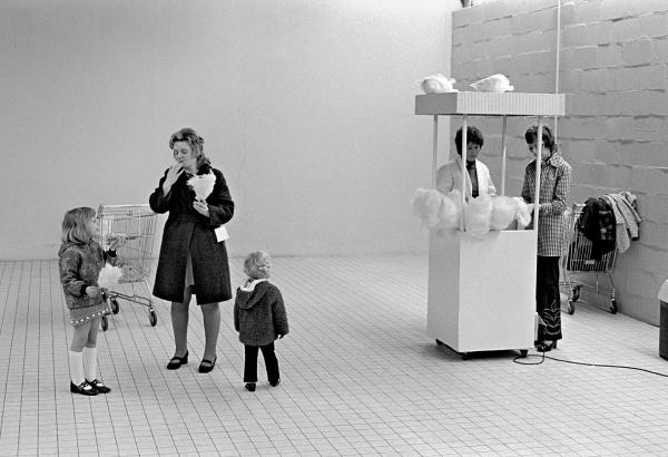 Opening of a hypermarket, Telford New Town, Shropshire. February 1974