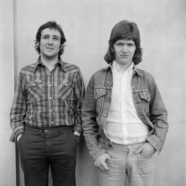 Left Ken Emery, right Ed Murphy, Southampton. May 1974