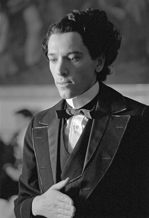 László Gálffi [King Ludwig II of Bavaria] on the set of 'Wagner'. Vienna 1982