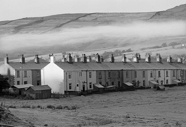 Frosty morning, Rawtenstall, Lancashire. November 1979