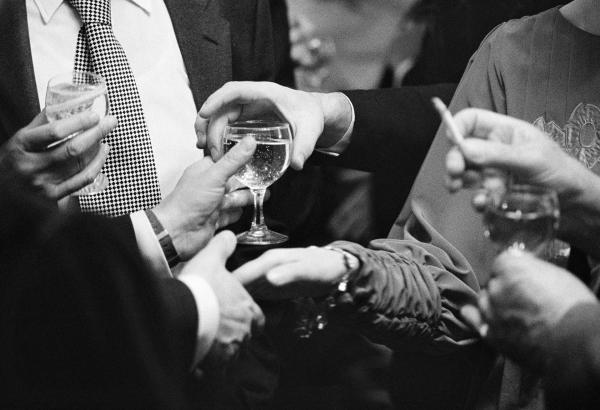 Reception for the new mayor, Civic Centre, Bromley. April 1985