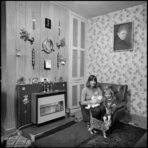 Residents of June Street, Salford. 1973