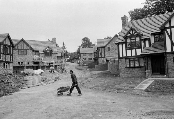 New Bovis Tudorbethan homes, Shortlands, Bromley. July 1984