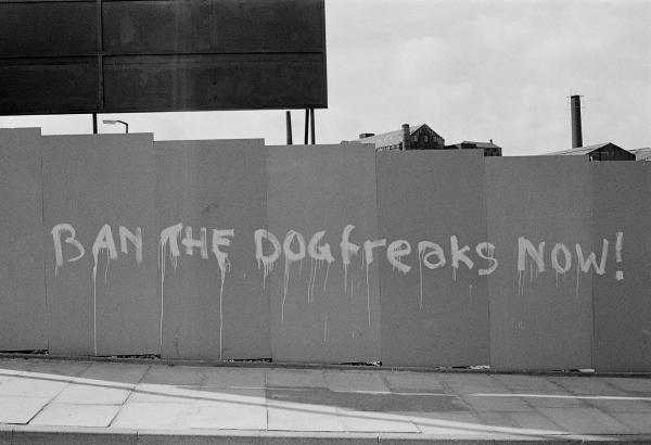 ‘Ban the dog freaks now’, Manchester. September, 1978