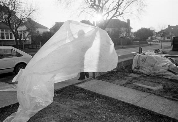 Evening DIY, Hayes, Kent. February 1985