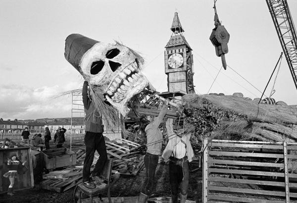 “Parliament in Flames”, Burnley, Lancashire. November 1976