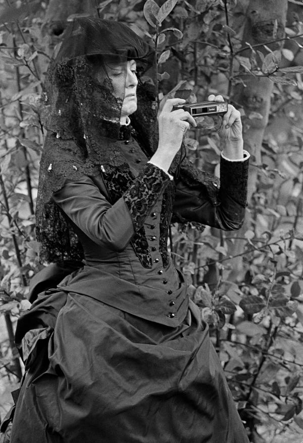 Vanessa Redgrave [Cosima] on the set of 'Wagner'. Venice 1982